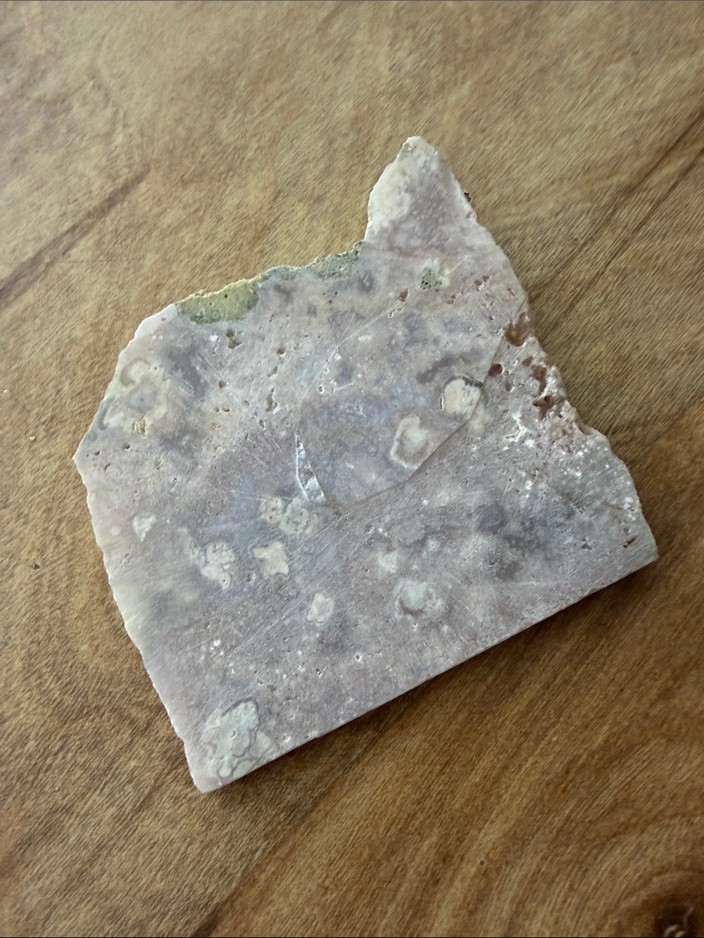 Polished‎ Pink Lavender Agate Slab Decorative Stone Slice Crystals Energy Work